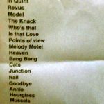 2012-04-28 setlist