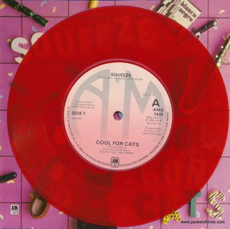 Cool For Cats - UK - 7" - picture sleeve - clear red vinyl